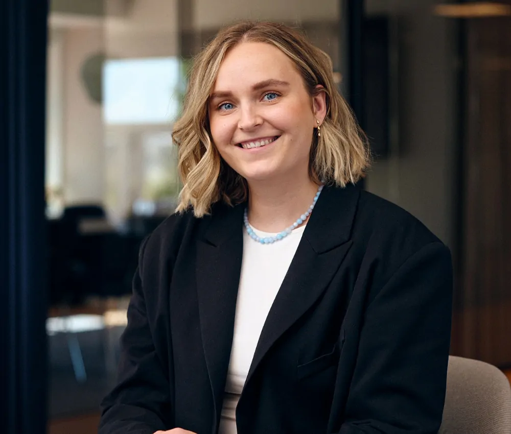 Maria Tylak Jakobsen, marketingkoordinator hos Hansen Toft